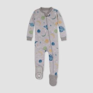 Burts bees space footie pjs